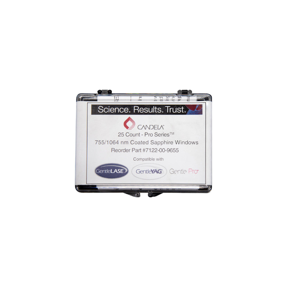 Candela sapphire protective window lenses pack of 25 for laser machines