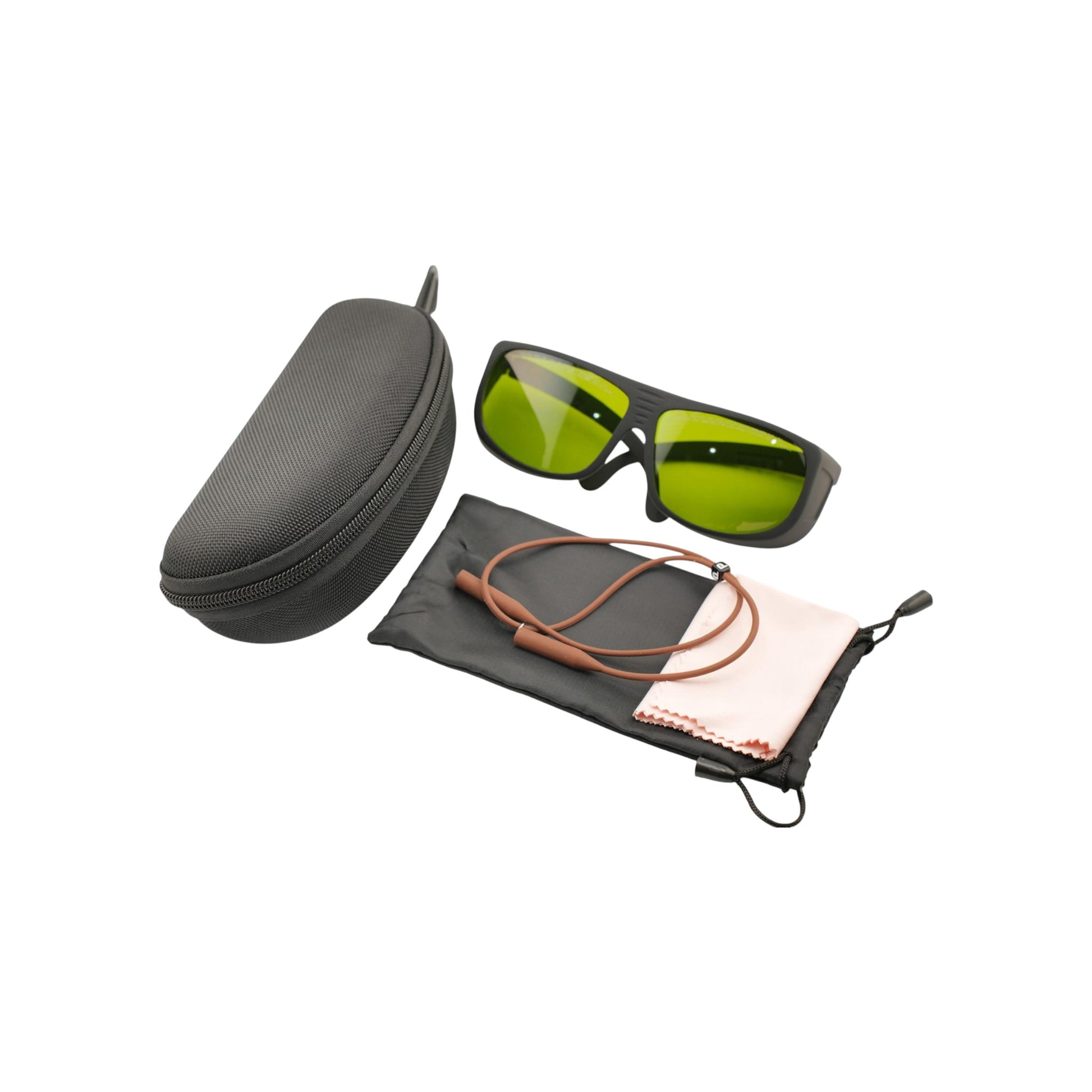 Laser technician eye shield for Alexandrite 755nm and NdYAG 1064nm protection