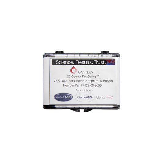Candela sapphire protective window lenses pack of 25 for laser machines